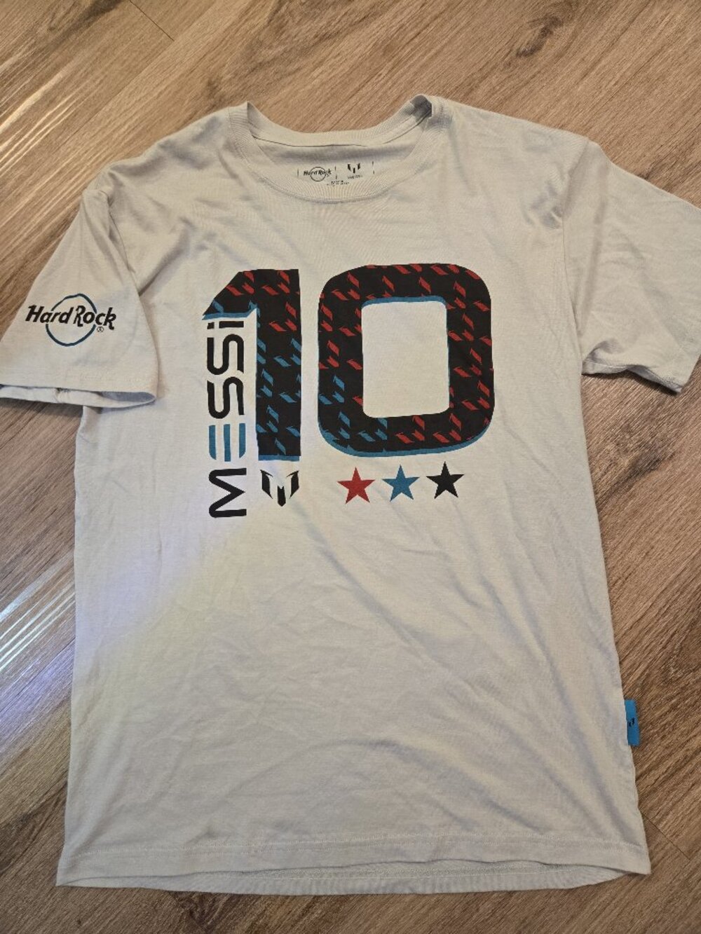 Messi X Hard Rock Cafe Messi10 Double Sided T-Shirt 100% Cotton